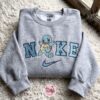 Squirtle Embroidered Sweatshirt, Pokemon Embroidered Hoodie, Unique Gifts for Family