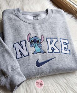 Funny Stitch Embroidered Sweatshirt, Cute Disney Cartoon Character Crewneck, Cozy Unisex Pullover, Boyfriend Hoodie Gift 1 Funny Stitch Embroidered Sweatshirt, Cute Disney Cartoon Character Crewneck, Cozy Unisex Pullover, Boyfriend Hoodie Gift (1)
