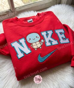 Squirtle Embroidered Sweatshirt, Pokemon Anime Embroidered Hoodie, Cute Valentine Crewneck, Galentine Gift Ideas 2 Squirtle Embroidered Sweatshirt, Pokemon Anime Embroidered Hoodie, Cute Valentine Crewneck, Galentine Gift Ideas (3)