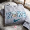 Squirtle Embroidered Sweatshirt, Pokemon Anime Embroidered Hoodie, Cute Valentine Crewneck, Galentine Gift Ideas
