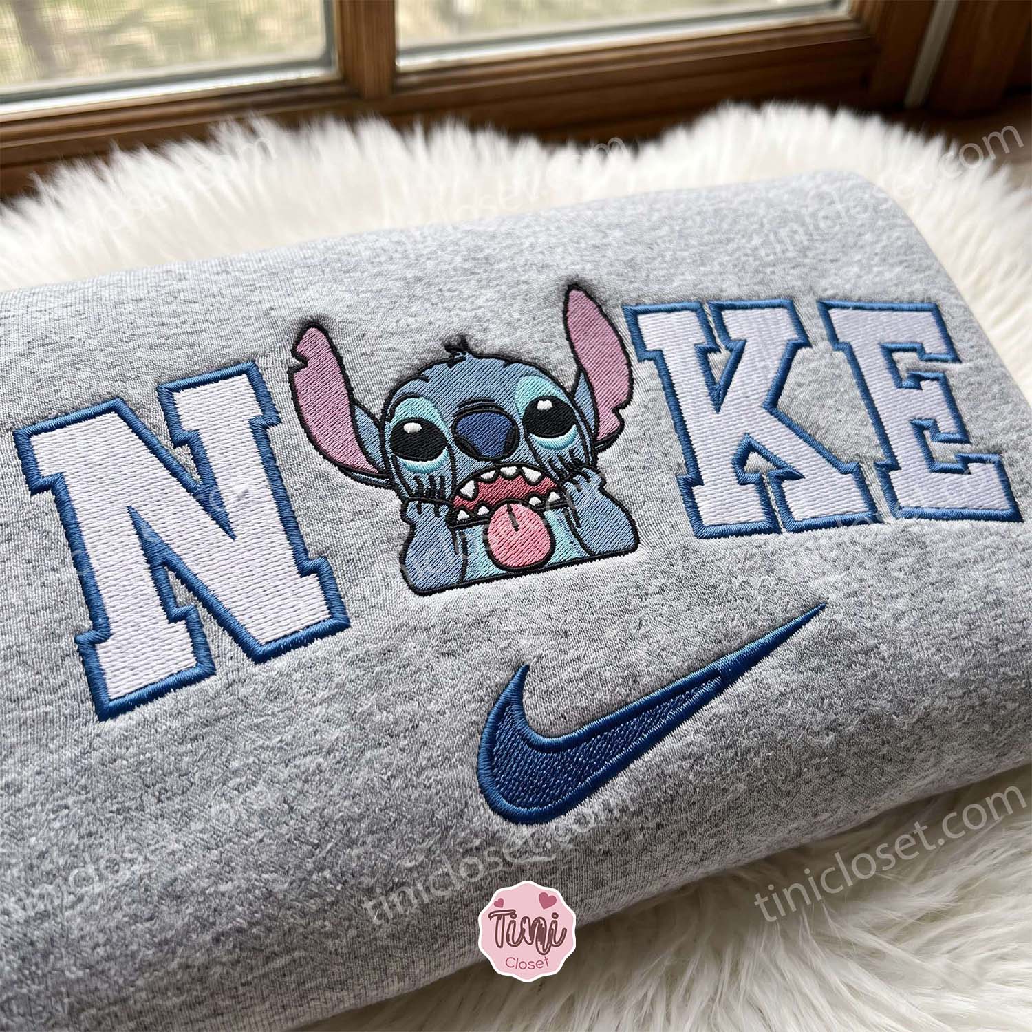 Funny Stitch Embroidered Sweatshirt, Disney Cartoon Character Crewneck, Cozy Unisex Pullover, Boyfriend Hoodie Gift Funny Stitch Embroidered Sweatshirt, Disney Cartoon Character Crewneck, Cozy Unisex Pullover, Boyfriend Hoodie Gift