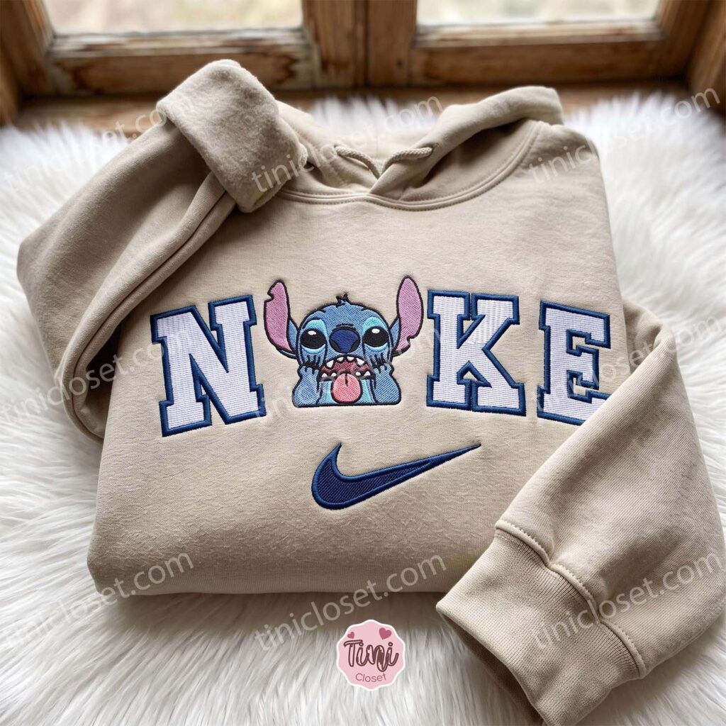 Funny Stitch Embroidered Sweatshirt, Disney Cartoon Character Crewneck, Cozy Unisex Pullover, Boyfriend Hoodie Gift Funny Stitch Embroidered Sweatshirt, Disney Cartoon Character Crewneck, Cozy Unisex Pullover, Boyfriend Hoodie Gift