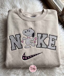 Snoopy Love Heart Embroidered Sweatshirt, The Peanuts Cartoon Embroidered Hoodie, Matching Couples Shirts 2 Snoopy Heart Embroidered Sweatshirt, The Peanuts Cartoon Embroidered Hoodie, Matching Couples Shirts (3)
