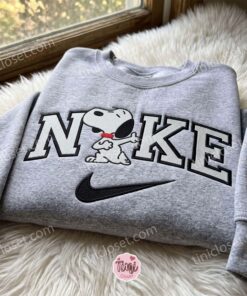 Snoopy Embroidered Sweatshirt, Classic Cartoon Apparel, Just Because Gift For Him, Girlfriend Anniversary Gift 2 Snoopy Embroidered Sweatshirt, Classic Cartoon Apparel, Just Because Gift For Him, Girlfriend Anniversary Gift (1)