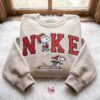 Snoopy Sledding Embroidered Sweatshirt, Cozy Gifts For Girlfriend, Boyfriend Hoodie Gift, Christmas Gifts for Family