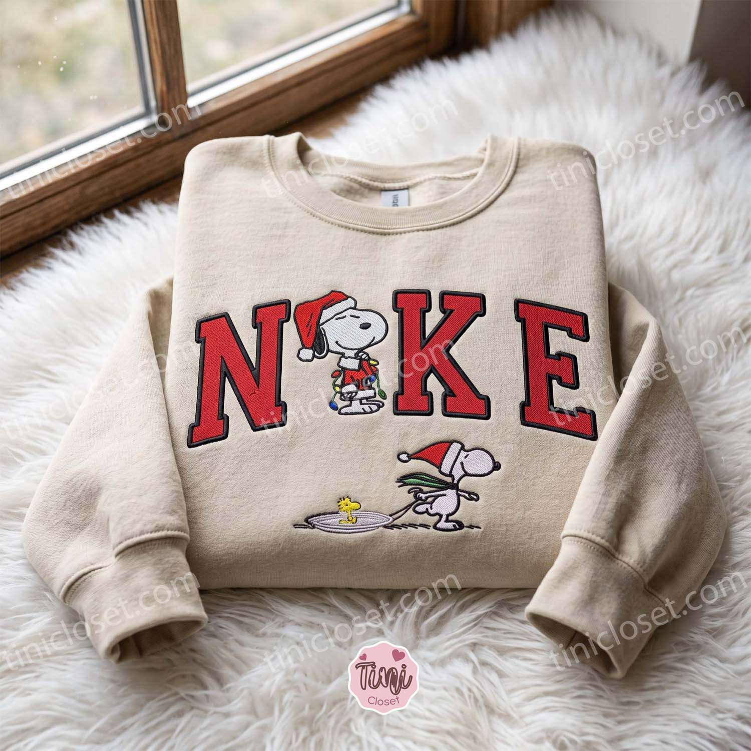 Snoopy Sledding Embroidered Sweatshirt, Cozy Gifts For Girlfriend, Boyfriend Hoodie Gift, Christmas Gifts for Family Snoopy Sledding Embroidered Sweatshirt, Cozy Gifts For Girlfriend, Boyfriend Hoodie Gift, Christmas Gifts for Family