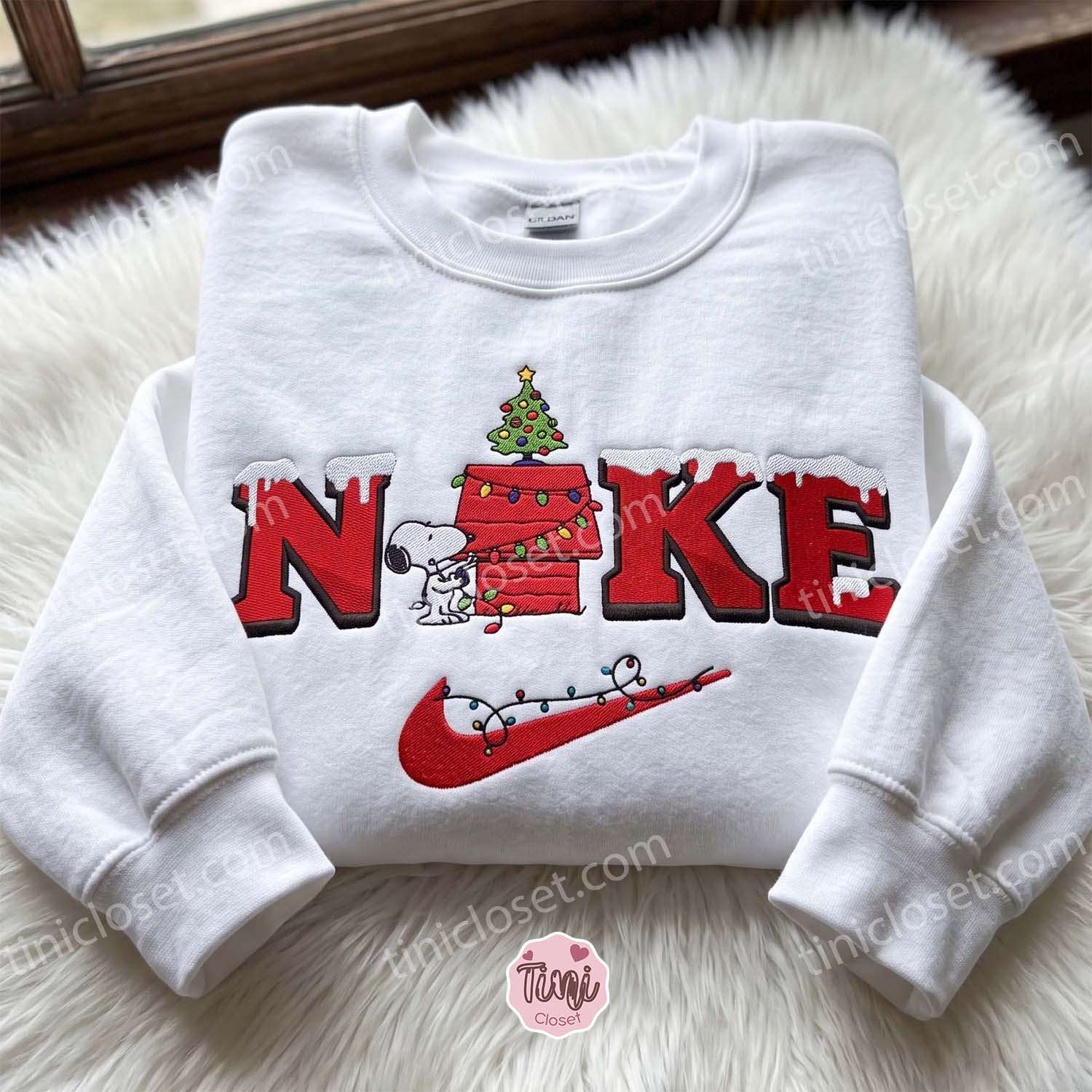 Snoopy Christmas Doghouse Embroidered Sweatshirt, Christmas Holiday Embroidered Hoodie, Cozy Gifts For Girlfriend, Just Because Gift For Him Snoopy Christmas Doghouse Embroidered Sweatshirt, Christmas Holiday Embroidered Hoodie, Cozy Gifts For Girlfriend, Just Because Gift For Him