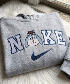 Eeyore Embroidered Sweatshirt, Winnie the Pooh Characters Embroidered Shirt, Cute Cartoon Embroidered Pullover 3 Eeyore Embroidered Sweatshirt, Winnie the Pooh Characters Embroidered Shirt, Cute Cartoon Embroidered Pullover (4)