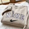 Bugs Bunny Looney Tunes Embroidered Shirt, Cartoon Embroidered Sweatshirt, Oversized Hoodie For Girlfriend, Just Because Gift For Him