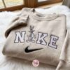 Bugs Bunny Looney Tunes Embroidered Shirt, Cartoon Embroidered Sweatshirt, Oversized Hoodie For Girlfriend, Just Because Gift For Him