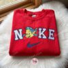 Flounder The Little Mermaid Embroidered Sweatshirt, Disney Embroidered Shirt, Cozy Gifts For Girlfriend