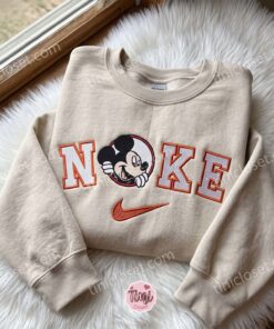 Mickey Mouse Embroidered Crewneck, Disney Characters Embroidered Shirt, The Perfect Cozy Gifts For Boyfriend 2 Mickey Mouse Embroidered Crewneck, Disney Characters Embroidered Shirt, The Perfect Cozy Gifts For Boyfriend (3)