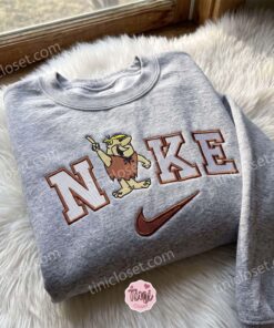 Fred Flintstone from The Flintstones Embroidered Crewneck, Cartoon Embroidered Hoodie, Just Because Gift For Him 2 Fred Flintstone from The Flintstones Embroidered Crewneck, Cartoon Embroidered Hoodie, Just Because Gift For Him (2)
