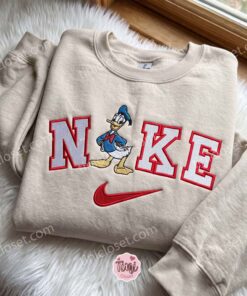 Donald Duck Embroidered Crewneck, Disney Embroidered Hoodie, Just Because Gift For Him, Cozy Gifts For Girlfriend 1 Donald Duck Embroidered Crewneck, Disney Embroidered Hoodie, Just Because Gift For Him, Cozy Gifts For Girlfriend (3)
