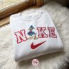 Donald Duck Embroidered Crewneck, Disney Embroidered Hoodie, Just Because Gift For Him, Cozy Gifts For Girlfriend