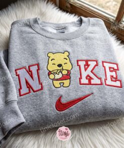 Winnie Pooh Embroidered Crewneck, Disney Embroidered Hoodie, Just Because Gift For Him, Cozy Gifts For Girlfriend 1 Winnie Pooh Embroidered Crewneck, Disney Embroidered Hoodie, Just Because Gift For Him, Cozy Gifts For Girlfriend (2)
