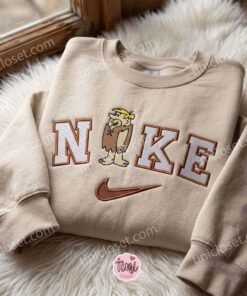 Fred Flintstone The Flintstones Embroidered Sweatshirt, Cartoon Embroidered Hoodie, Best Gift Ide (1)