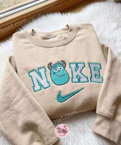 Sulley Embroidered Crewneck, Disney Embroidered Hoodie, Just Because Gift For Him, Cozy Gifts For Girlfriend 1 Sulley Embroidered Crewneck, Disney Embroidered Hoodie, Just Because Gift For Him, Cozy Gifts For Girlfriend (1)