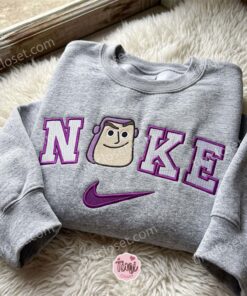 Buzz Lightyear Toy Story Embroidered Crewneck, Disney Embroidered Hoodie, Just Because Gift For Him, Cozy Gifts For Girlfriend (1)