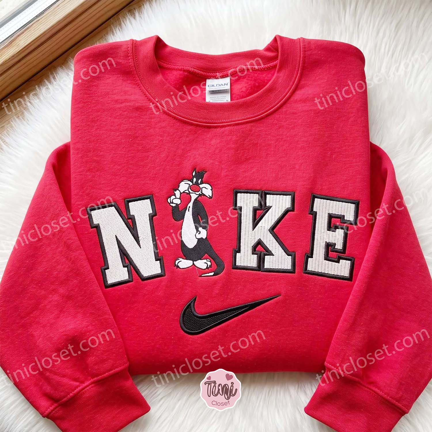 Baby Sylvester Looney Tunes Embroidered Sweatshirt, Cartoon Embroidered Hoodie, Just Because Gift For Him, Cozy Gifts For Girlfriend Baby Sylvester Looney Tunes Embroidered Sweatshirt, Cartoon Embroidered Hoodie, Just Because Gift For Him, Cozy Gifts For Girlfriend