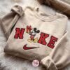 Mickey Mouse Holding A Gift Box Embroidered Sweatshirt, Disney Embroidered Hoodie, Just Because Gift For Him, Cozy Gifts For Girlfriend