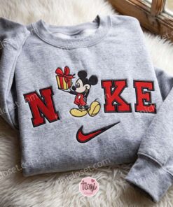 Mickey Mouse Holding A Gift Box Embroidered Sweatshirt, Disney Embroidered Hoodie, Just Because Gift For Him, Cozy Gifts For Girlfriend 2 Mickey Mouse Holding A Gift Box Embroidered Sweatshirt, Disney Embroidered Hoodie, Just Because Gift For Him, Cozy Gifts For Girlfriend (3)