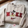 Mickey Embroidered Hoodie, Disney Embroidered Sweatshirt, Just Because Gift For Him, Cozy Gifts For Girlfriend