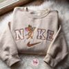 Jerry Embroidered Sweatshirt, Cartoon Embroidered Hoodie, Just Because Gift For Him, Cozy Gifts For Girlfriend