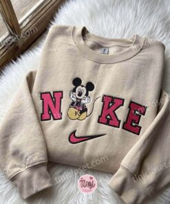 Mickey Disney Embroidered Sweatshirt, Cartoon Embroidered Hoodie, Just Because Gift For Him, Cozy Gifts For Girlfriend 2 Mickey Disney Embroidered Sweatshirt, Cartoon Embroidered Hoodie, Just Because Gift For Him, Cozy Gifts For Girlfriend (3)