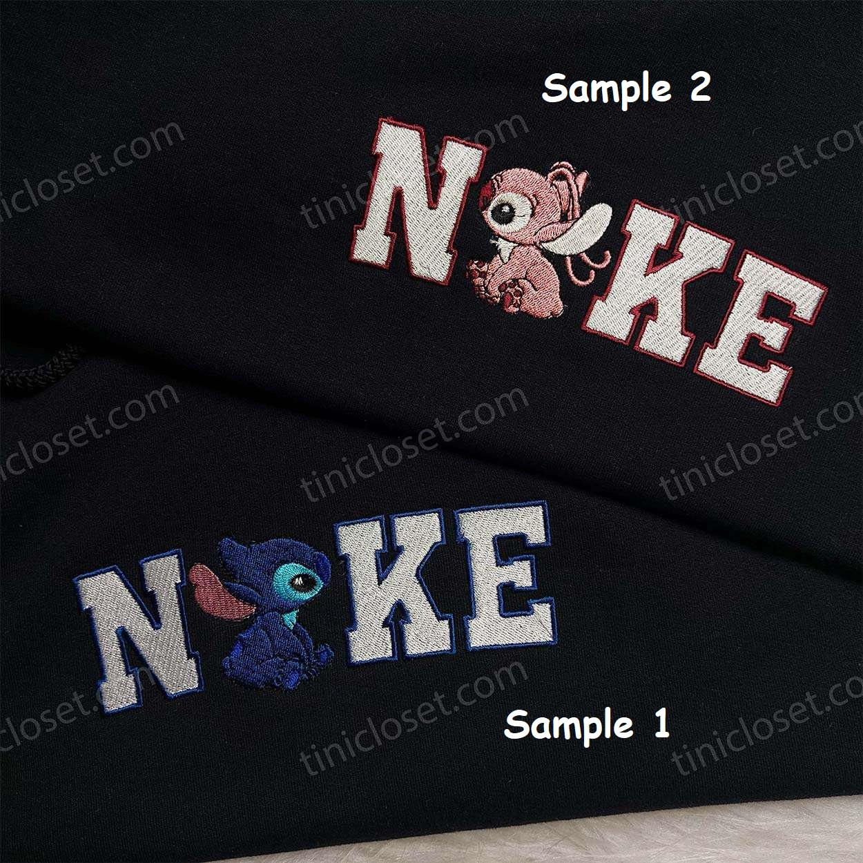 Embroidered Stitch Angel Couple Lilo & Stitch Matching Couple Stitch Disney  Stitch Angel Shirt