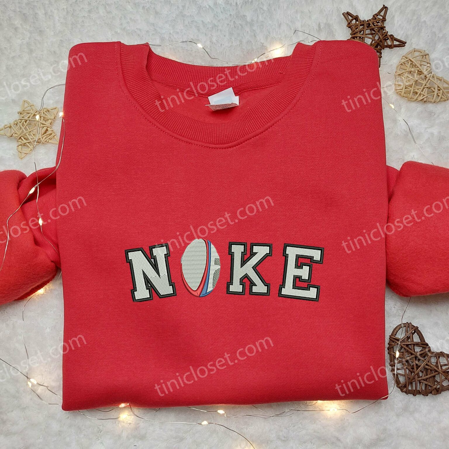 embroidered nike t shirt