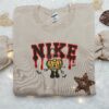 Bad Bunny Halloween x Nike Embroidered Shirt, Nike Embroidered Shirt, Weeknd Embroidered Shirt