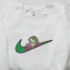 Nike x Joker Embroidered Shirt, Halloween Embroidered Shirt, Nike Inspired Embroidered Shirt
