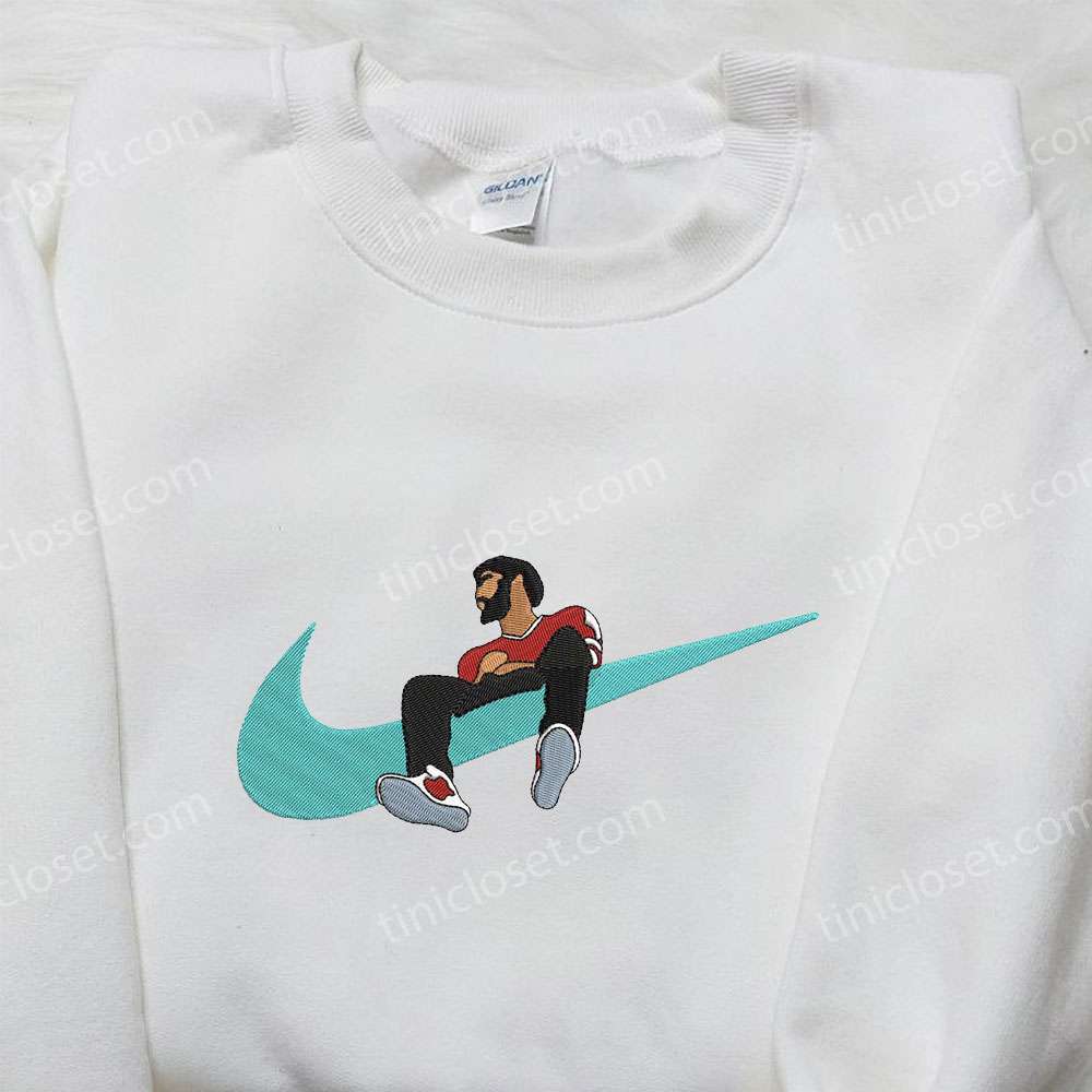 Nike Swoosh x J. Cole Embroidered Shirt, Rapper Embroidered Shirt, Celebrity Embroidered Shirt