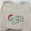 Christmas Tree Embroidered Sweatshirt, Christmas Embroidered Shirt, Best Christmas Gift for Family