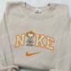 Nike x Pennywise Embroidered Sweatshirt, It Movie Embroidered Sweatshirt, Best Halloween Gift Ideas