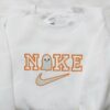 Baby Ghost x Nike Embroidered Sweatshirt, Halloween Embroidered Shirt, Nike Inspired Embroidered Shirt