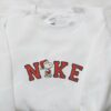 Christmas Snoopy Embroidered Sweatshirt, Peanuts Cartoon Embroidered Shirt, Christmas Embroidered Shirt