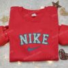Snowflake Embroidered Sweatshirt, Christmas Embroidered Shirt, Best Christmas Gift Ideas