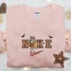 Bingo Halloween x Nike Embroidered Hoodie, Nike Inspired Embroidered Shirt, Best Halloween Gift Ideas