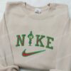 Baby Grinch Embroidered Hoodie, Movie Embroidered Shirt, Best Christmas Gift Ideas