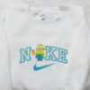 Minion Phil Drinking Beer Embroidered Sweatshirt, Minions Movie Embroidered Hoodie, Unique Gift Ideas For Family And Friends