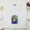 Horror Characters Embroidered Shirt, Halloween Embroirdered Shirt, Best Gifts for Family