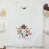 Boo Haw Cowboy Ghost Embroidered Shirt, Halloween Embroidered Shirt, Best Halloween Gift Ideas