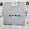 Boo Mickey Embroidered Shirt, Disney Halloween Embroidered Shirt, Best Halloween Gift Ideas