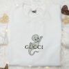 Casper Ghost x Gucci Embroidered Shirt, Halloween Embroidered Shirt, Best Halloween Gifts