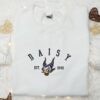 Daisy Duck Maleficent Evil Est. 1940 Embroidered Sweatshirt, Halloween Embroidered Sweatshirt, Disney Embroidered Hoodie