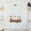 Disneyland Embroidered Sweatshirt, Halloween Embroidered Sweatshirt, Disney Shirt for Family