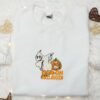 ‎Dab on Halloween Ghost Embroidered Shirt, ‎Funny Embroidered Shirt, Halloween Embroidered Shirt