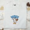 Boobash Duck Ghost Pumpkin Spooky Embroidered Hoodie, Cool Halloween Embroidered Sweatshirt, Amazing Halloween T-shirt